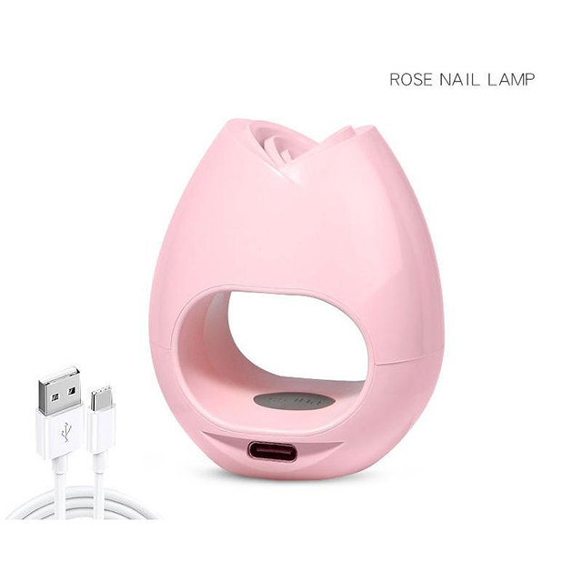 Secador de uñas de gel Lámpara UV 16w Rose USB para un solo dedo