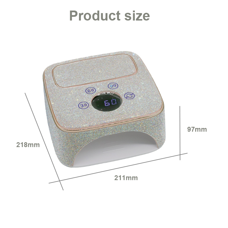 Uso del hogar Lámpara de hornear led de pegamento de esmalte de uñas de alta potencia brillo