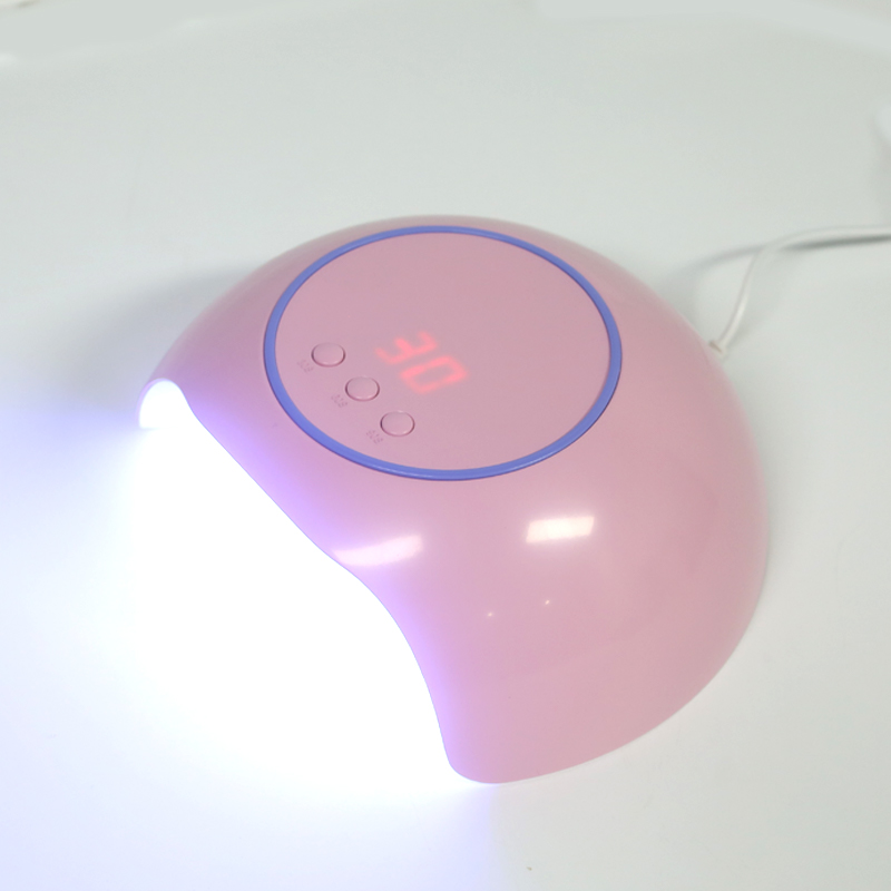 Mini lámpara de uñas rosa