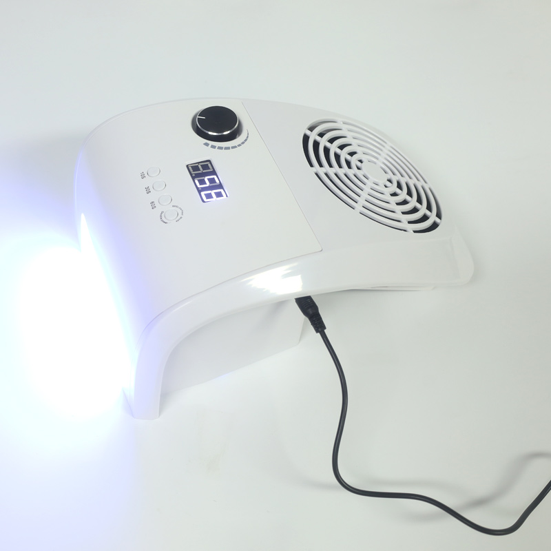 Colector de polvo de uñas con lámpara UV