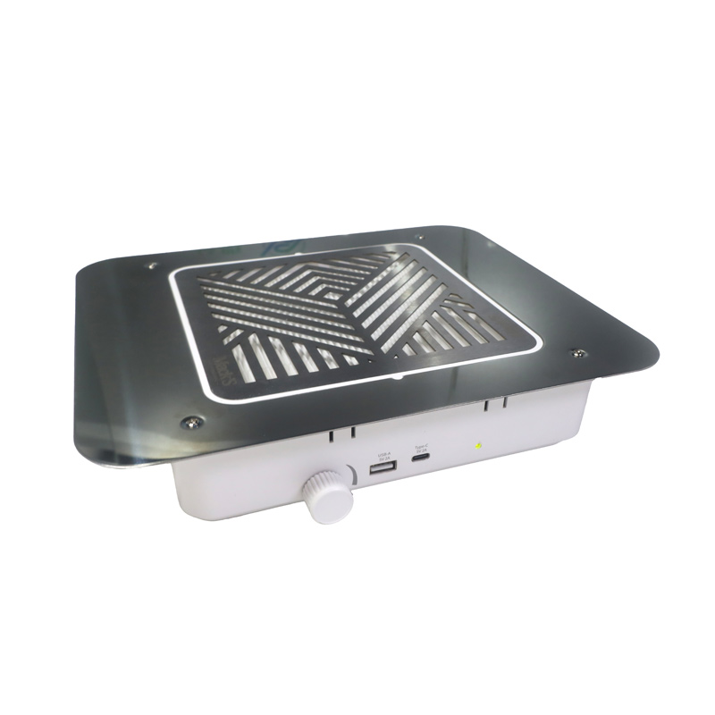 Colector de polvo de uñas silencioso