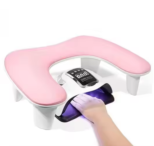 Almohada para reposabrazos de manicura profesional en forma de U