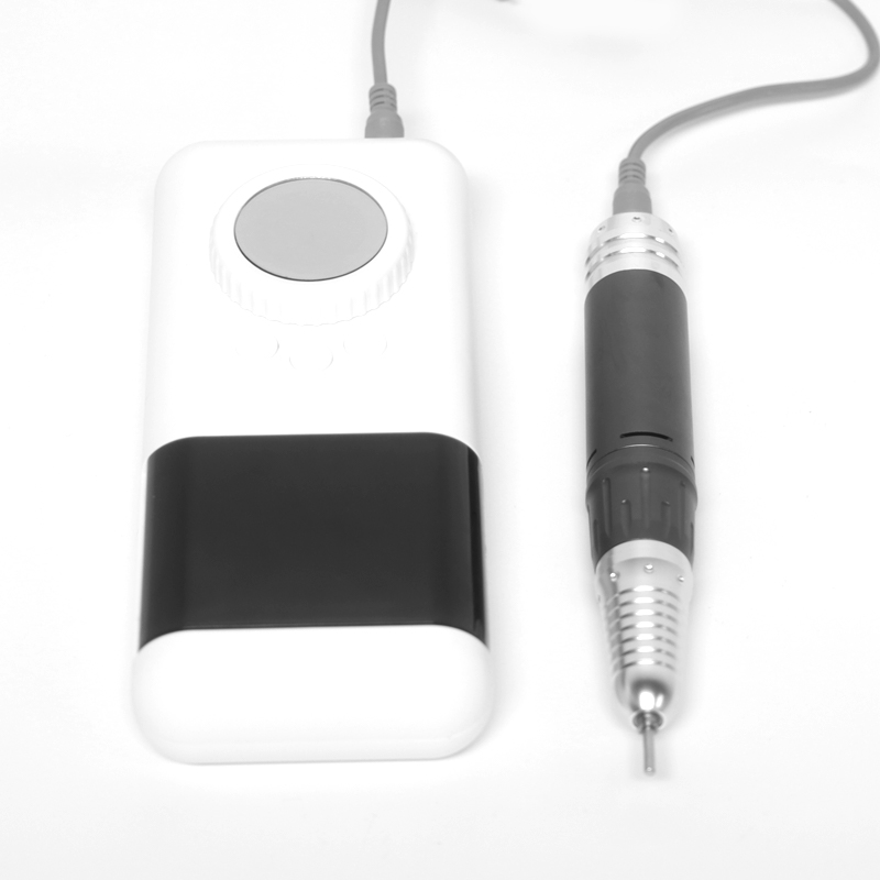 Taladro de uñas eléctrico portátil blanco